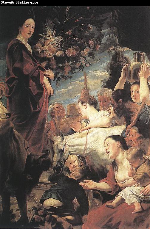 JORDAENS, Jacob Offering to Ceres, Goddess of Harvest